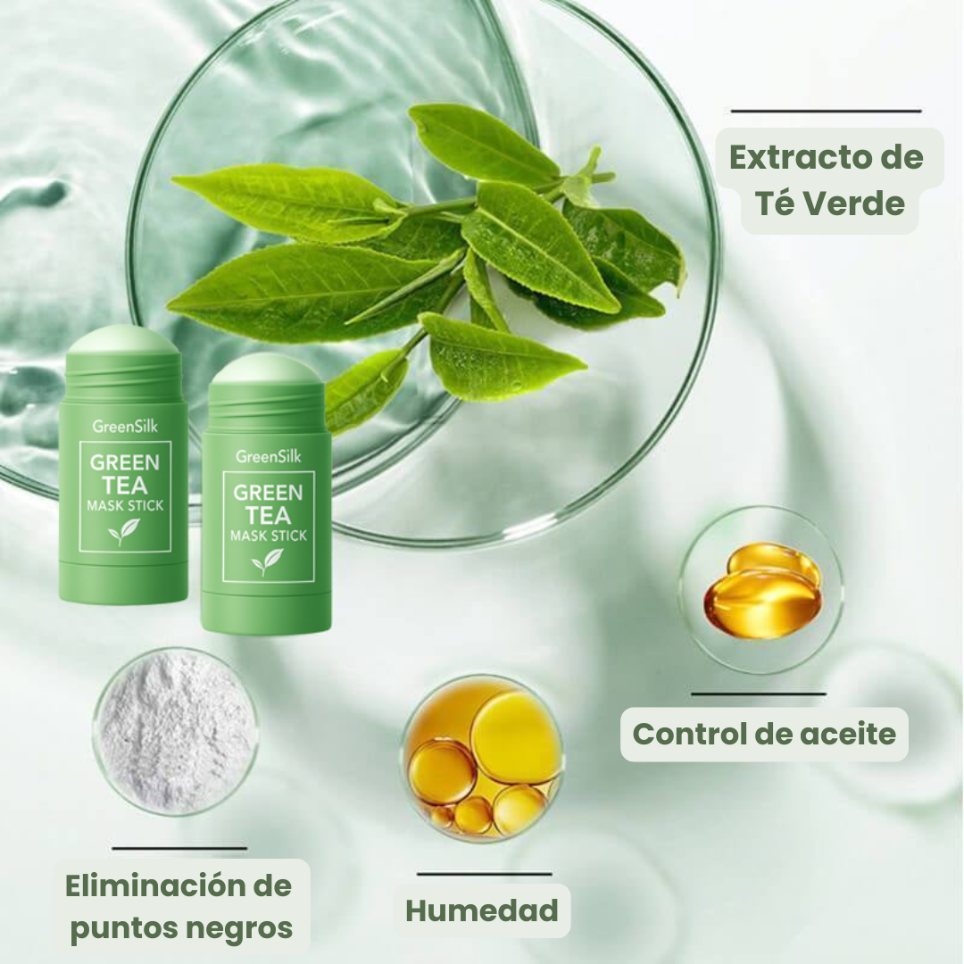 GreenSilk | PIEL LIMPIA EN 10 MINUTOS: ✨ Reduce los poros, Previene los brotes y Elimina los puntos negros - Pague al Recibir